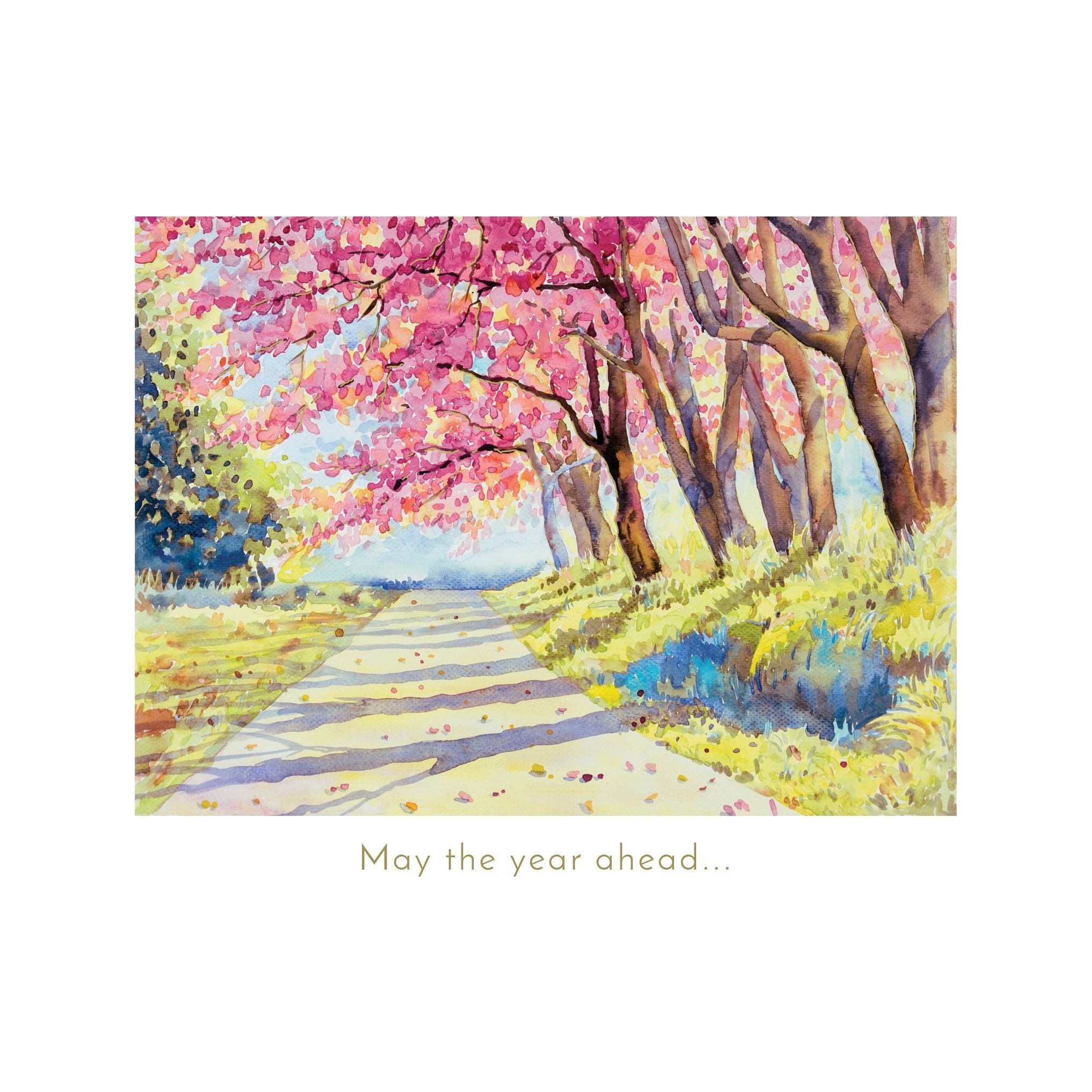 Pictura shaded pathway birthday card from Everyday Cards collection, featuring a charming heart and home illustration.